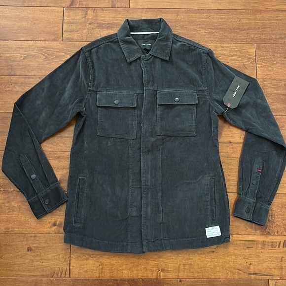 NWT Adam Levine Mens over shirt in green 
with double pockets Size S - Picture 2 of 9